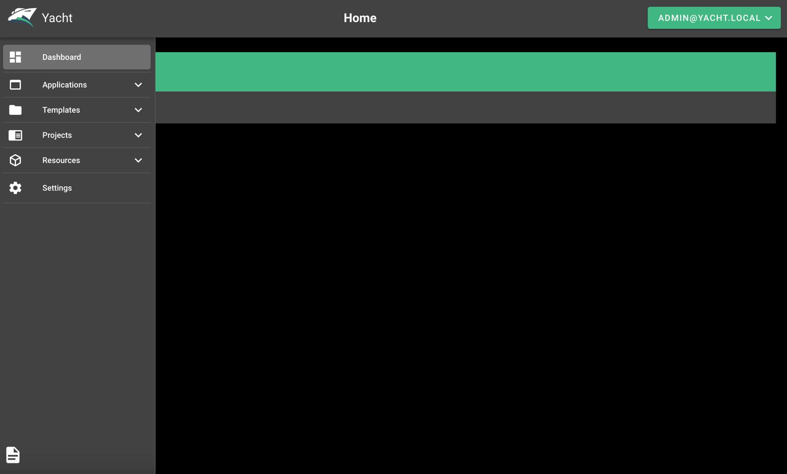 Yacht Dashboard Yacht Dashboard